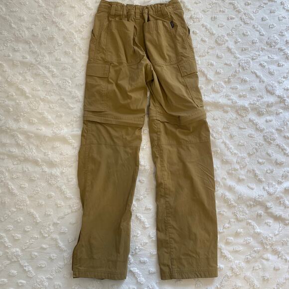 REI Co-Op Kids Boys Size Medium 10-12 Zip Off Pants Hiking Outdoor Khaki Cargos - Picture 2 of 7